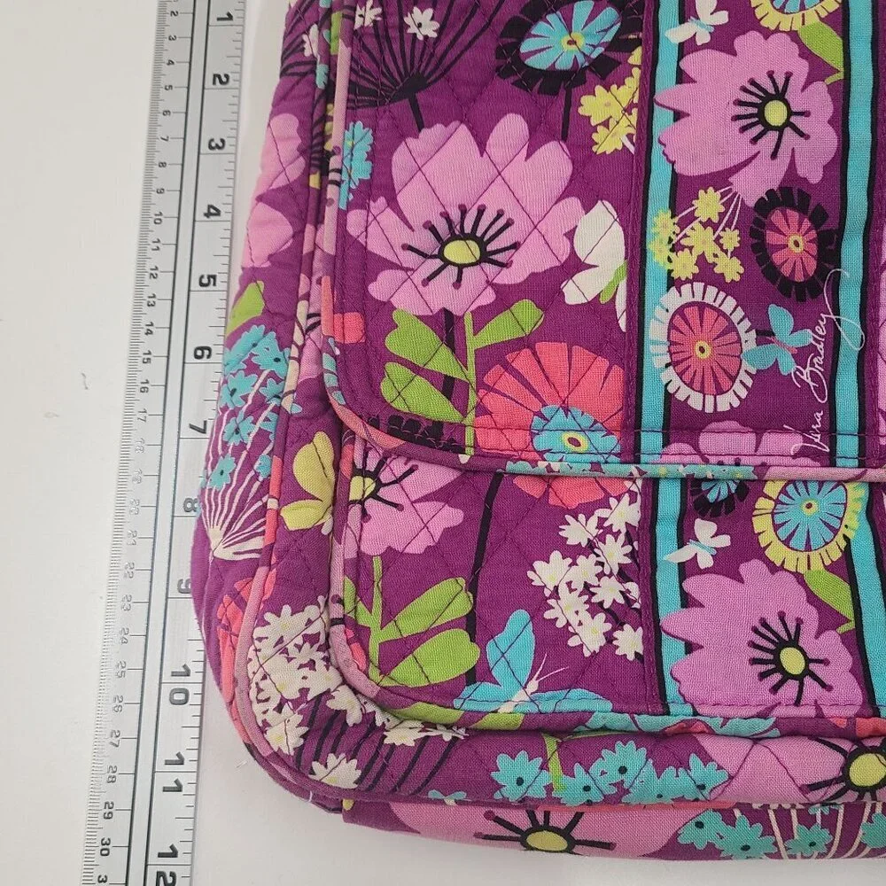 Vera Bradley Flutterby Hipster Crossbody Bag Purse Adjustable Strap
